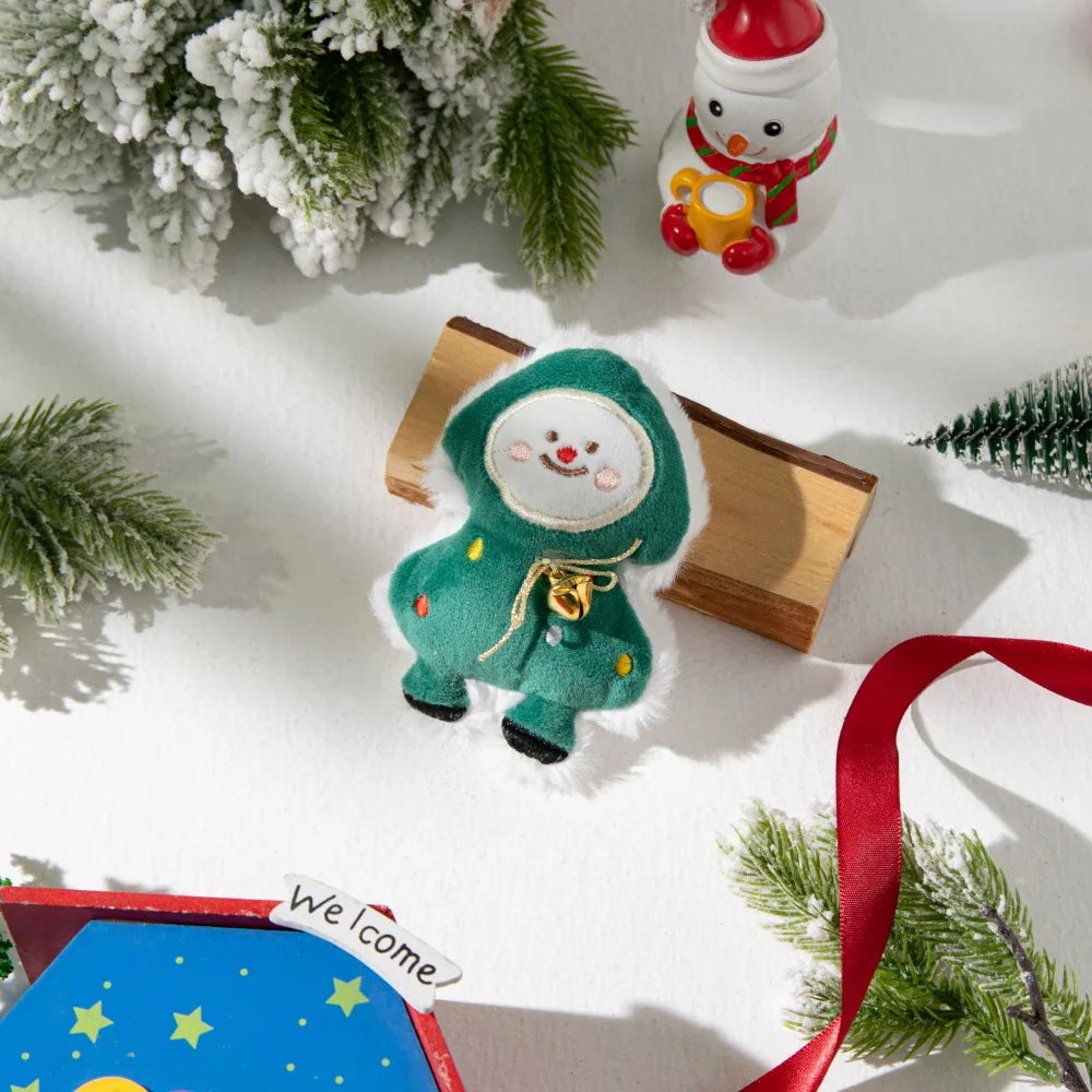 Christmas Catnip Cat & Dog Plush Doll Toy — Holiday Interactive Companion Toy for Pets