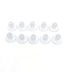 10Pcs Transparent Black Aquarium Suction Cup Air Tube Holder Sucker for Fish Tank Pump Oxygen Air Tube Fixing Clip Accessories