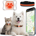 No-Subscription Pet GPS Tracker for Dogs & Cats with Free Collar - Waterproof Real-Time Tracking
