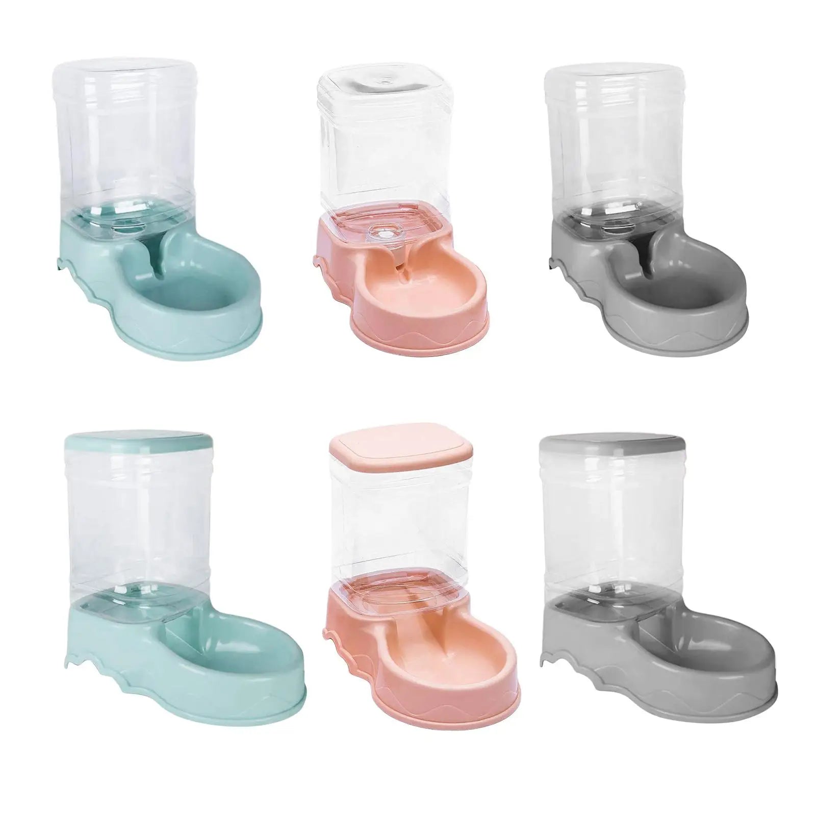 Automatic Feeder Water Dispenser 3.5L Pet Feeding Station for Dogs Cats Puppies Portable Food Drinker