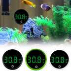 Cordless Digital Aquarium Thermometer LED Display Electronic Fish Tank Water Temperature Measurement Control Temp Meter Gauge