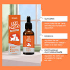 Dog Ear Care Drops Earwax Remover Relieve Itching Reduce Odor Anti-Fungals Dogs Cats Care Agent Gentle Pet Ear Cleaner Liquid