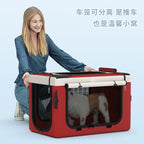 BL09 Universal Pet Stroller Foldable Dog Cat Carrier Outdoor Travel Cart with Detachable Bag