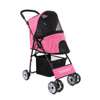 Lightweight Foldable Luxury Pet Travel Stroller Cart 2026 New Fashion Portable Carrier for Small Dogs Cats Outdoor Walk