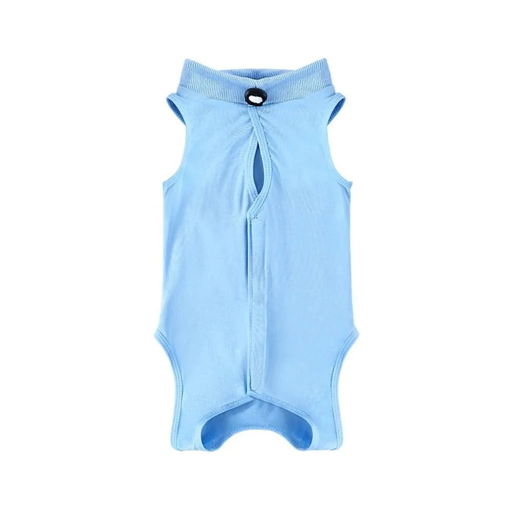 Cat Post-Surgery Recovery Jumpsuit — Soft Anti-Licking Sterilization Suit for Kittens & Puppies