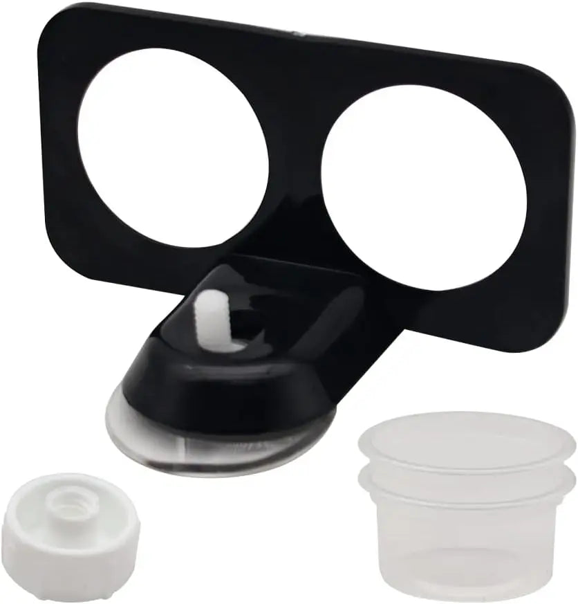 Gecko Feeder Ledge with Detachable Suction Cup Reptile Feeding Dish for Lizard Tortoise Spider Reptile Tank Accessories