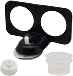 Gecko Feeder Ledge with Detachable Suction Cup Reptile Feeding Dish for Lizard Tortoise Spider Reptile Tank Accessories