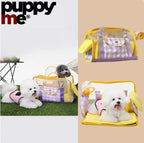 Fashionable Sporty Pet Travel Bag (Waterproof, All-Season, Bichon Frise)