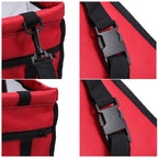 Portable Carrier Seat Bag Adjustable Strap Folding Pet Dog Carrier Double-Layer Pet Car Booster for Small Medium Pet Dog Cats