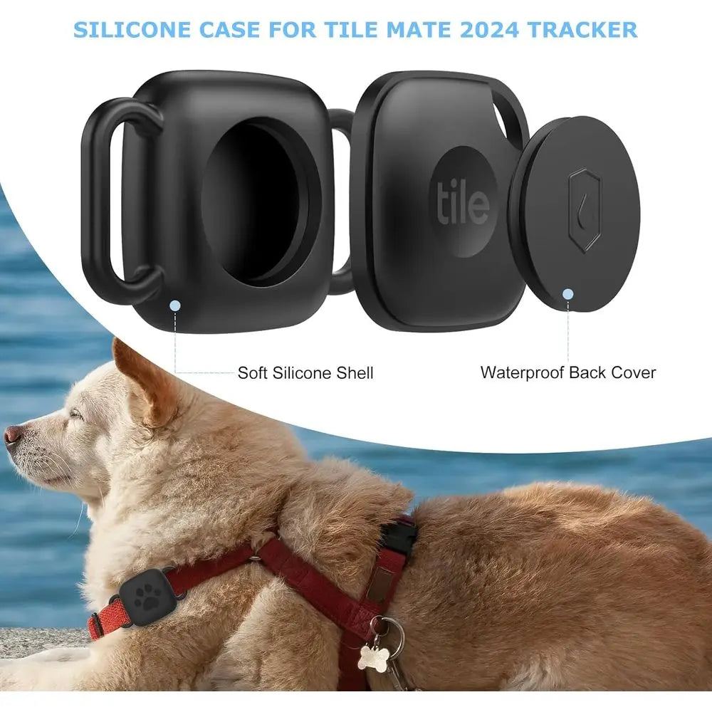 Multicolor Silicone Case for Tile Mate 2022/2024 - Waterproof, Dustproof & Pet Collar Attachable