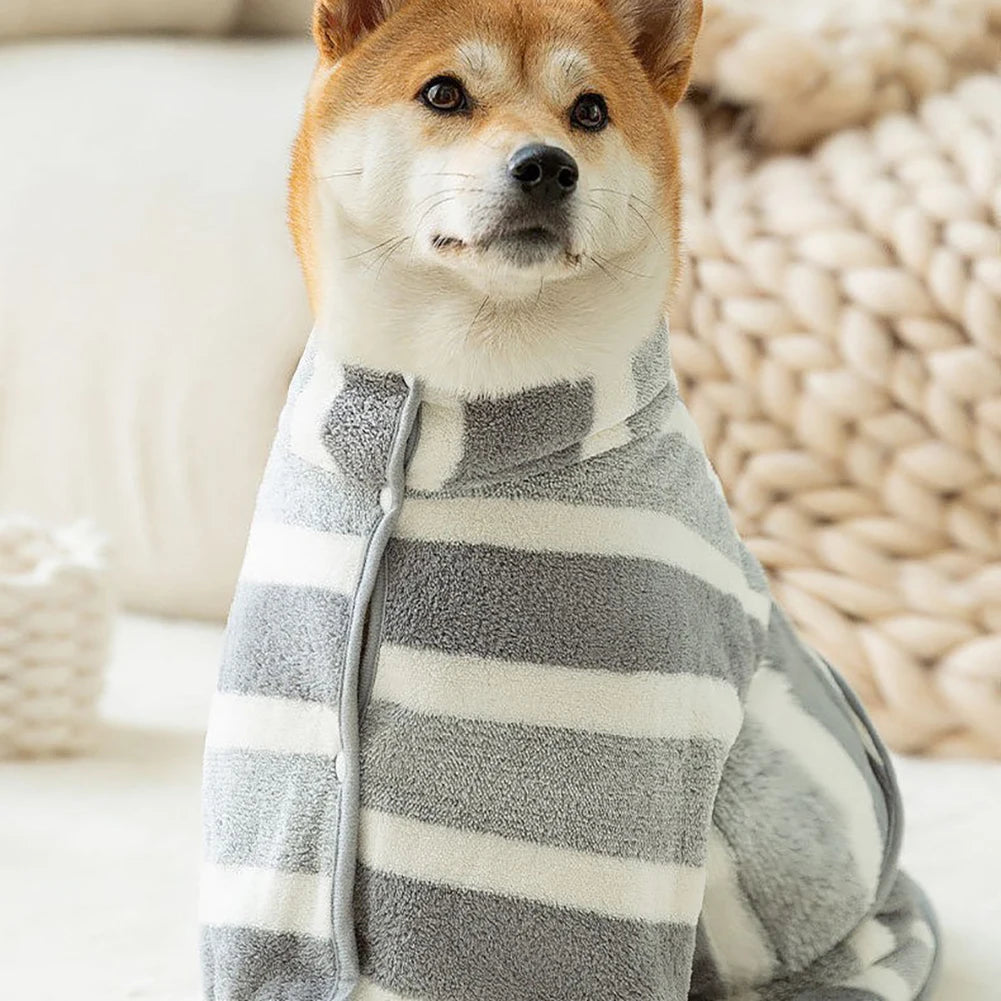 Quick-Drying Dog Bathrobe Ultra-Absorbent Dog Bath Towel Thickened Soft Pet Dog Drying Coat For Pet Lover Bath Accessories