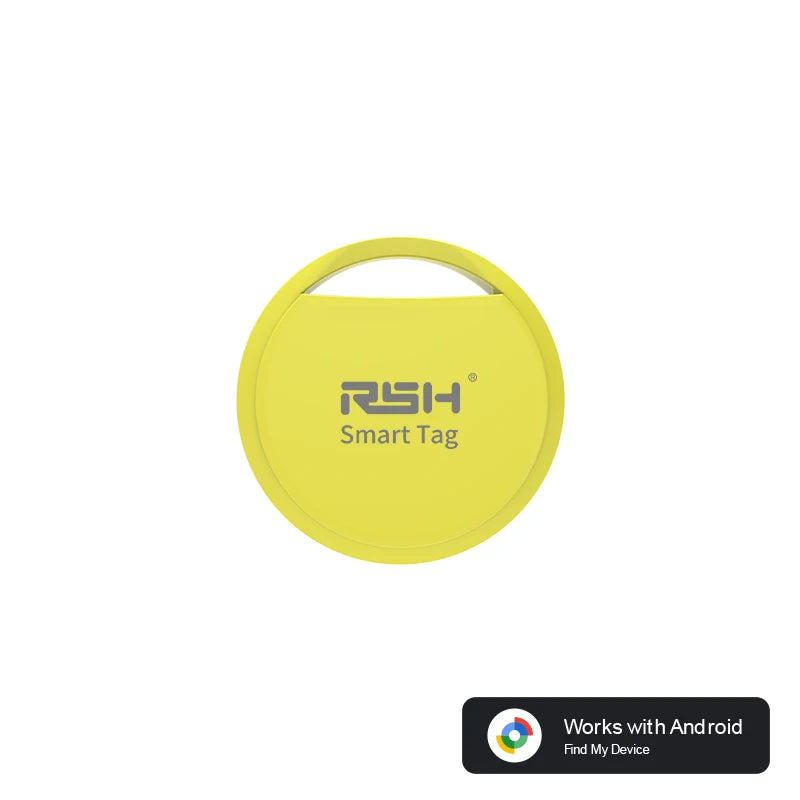 RSH Smart Bluetooth Tag for Google Find Hub & Xiaomi - Android Anti-Loss Global Tracker for Pets, Cats & Dogs