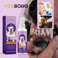 YEGBONG 100ml Pet Oral Care Spray Gentle Natural Formula Effective Tartar Stain Lasting Fresh Breath Safe for Daily Use Dogs Cat