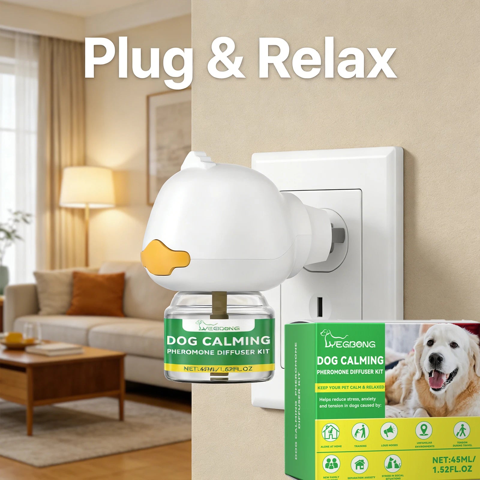 Calming Aromatherapy Diffuser Kit for Dogs