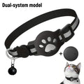Lightweight Cat GPS Locator Collar with Reflective Strips - Real-Time Night Safety Tracking for iOS & Android