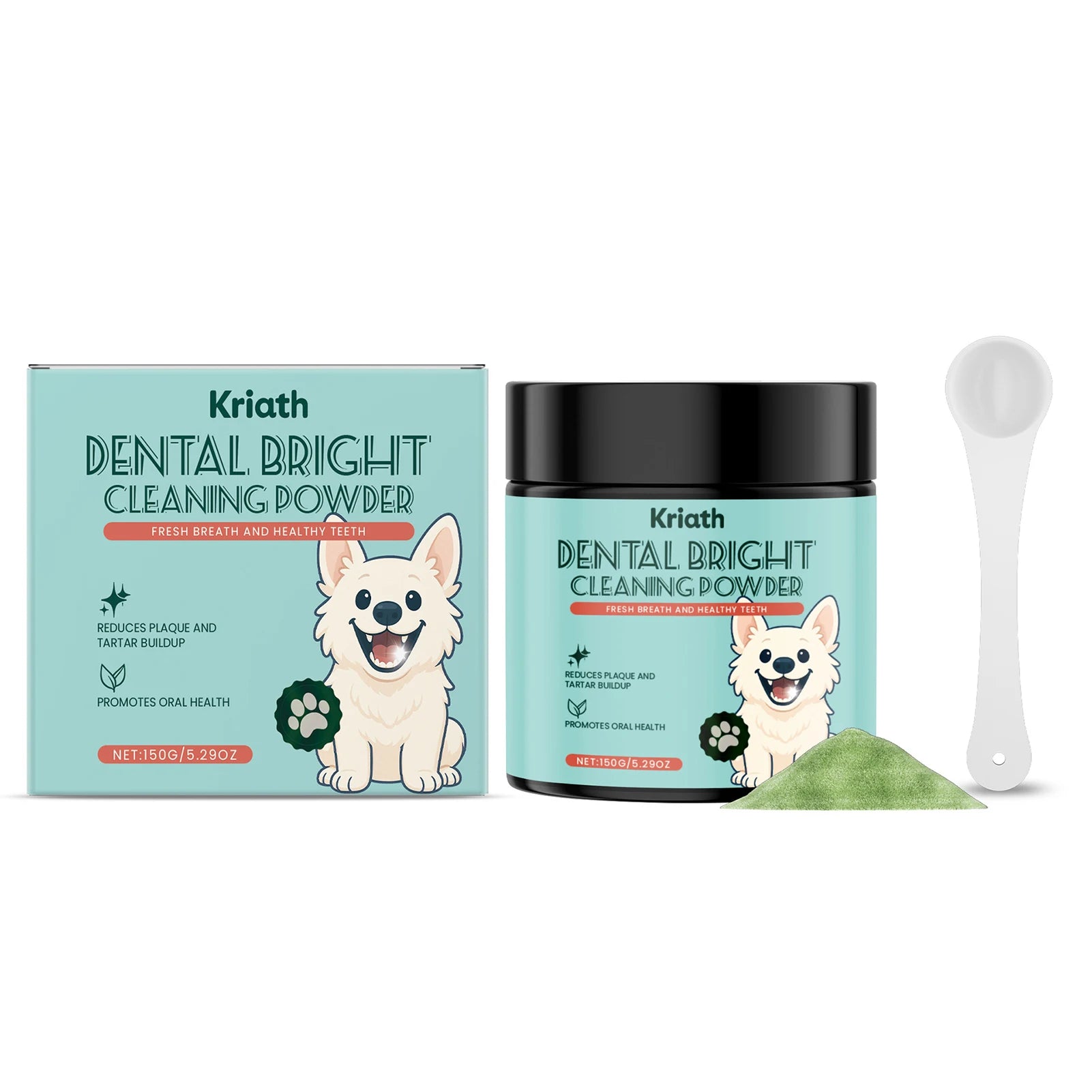 Dog Dentals Care Powder Plaque And Tartar Pet Tooth Whitening Powder Freshens Dog Breath Instantly Post-Meal Teeth Cleaning
﻿