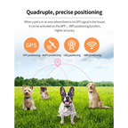 GSM & AGPS Waterproof GPS Pet Collar Tracker with Real-Time Calls & Remote Control - Locator for Cats & Dogs