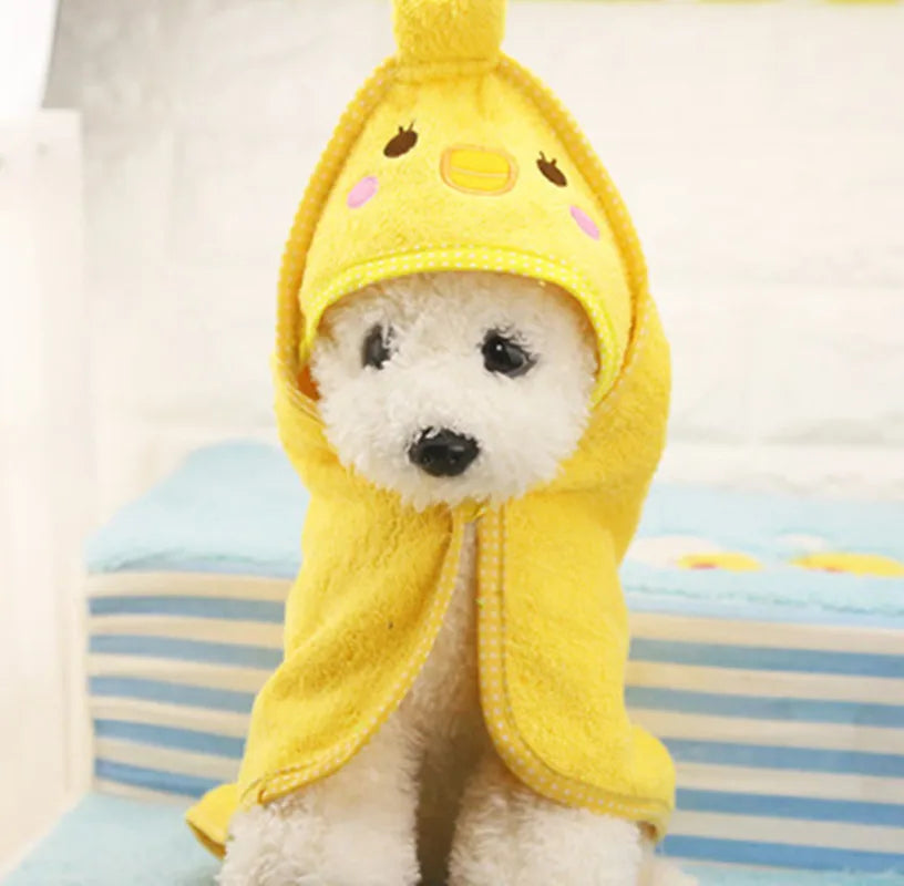 6 Colors Pet Dog Towel Soft Drying Bath Pet Towel For Dog Cat Hoodies Puppy Super Absorbent Bathrobes Cleaning Necessary Supply