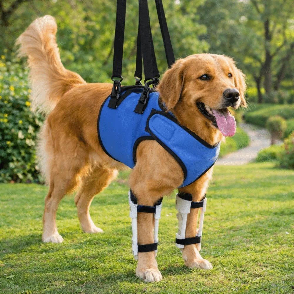 Dog Lift Sling Harness (Oxford Fabric, Anti-Escape, Detachable)