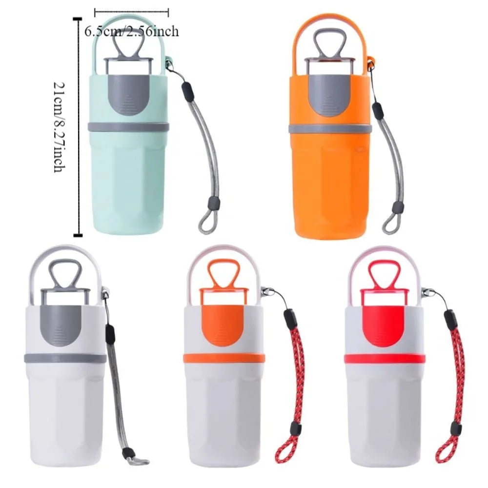 No-Touch Pickup Dog Pooper Scooper Six-Claw Plastic Pet Waste Grabber Portable with Hanging Rope Pet Poop Picker Camping Trips