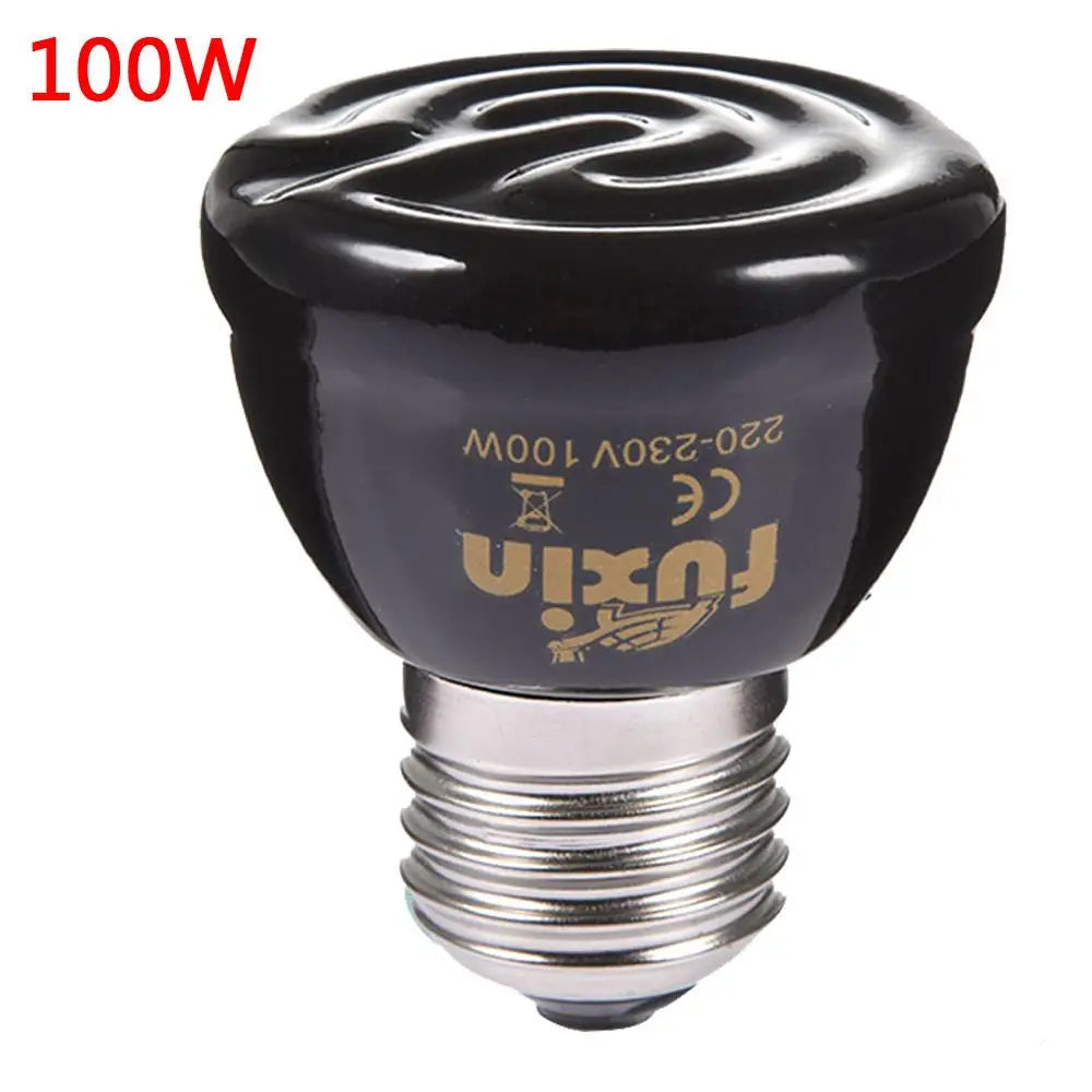Ceramic Heat Emitter Reptile Heat Lamp Pet Heating Lamp 220-240V Infrared Ceramic Emitter Heat Light Bulb Pet Brooder Chickens
