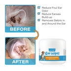 Dog Cat Ear Cleaning Wipes Gentle Non-Irritating Disposable Removes Wax Odor Control Lint Free Travel Friendly All Breeds Daily