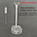 Acrylic Large-Capacity Fish Feeder Tube (Transparent, Multifunctional, Shrimp & Fish Tank)