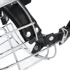 Metal Basket Dog Muzzle (Outdoor Walk, Anti-Bite, Easy Clean)