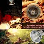 Reptile Lamp 25/50/75W UVA+UVB 3.0 Pet Heat Lamp Turtle Basking UV Light Bulbs Amphibian Sunlamp Heat Preservation Illumination