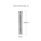 Stainless Steel Aquarium Filter Lily Pipe & Oil Film Skimmer (WYIN Style, Inflow/Outflow)
