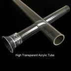 Acrylic Aquarium Shrimp Feeding Dish & Tube (Transparent, 20–30cm, Snail & Shrimp)