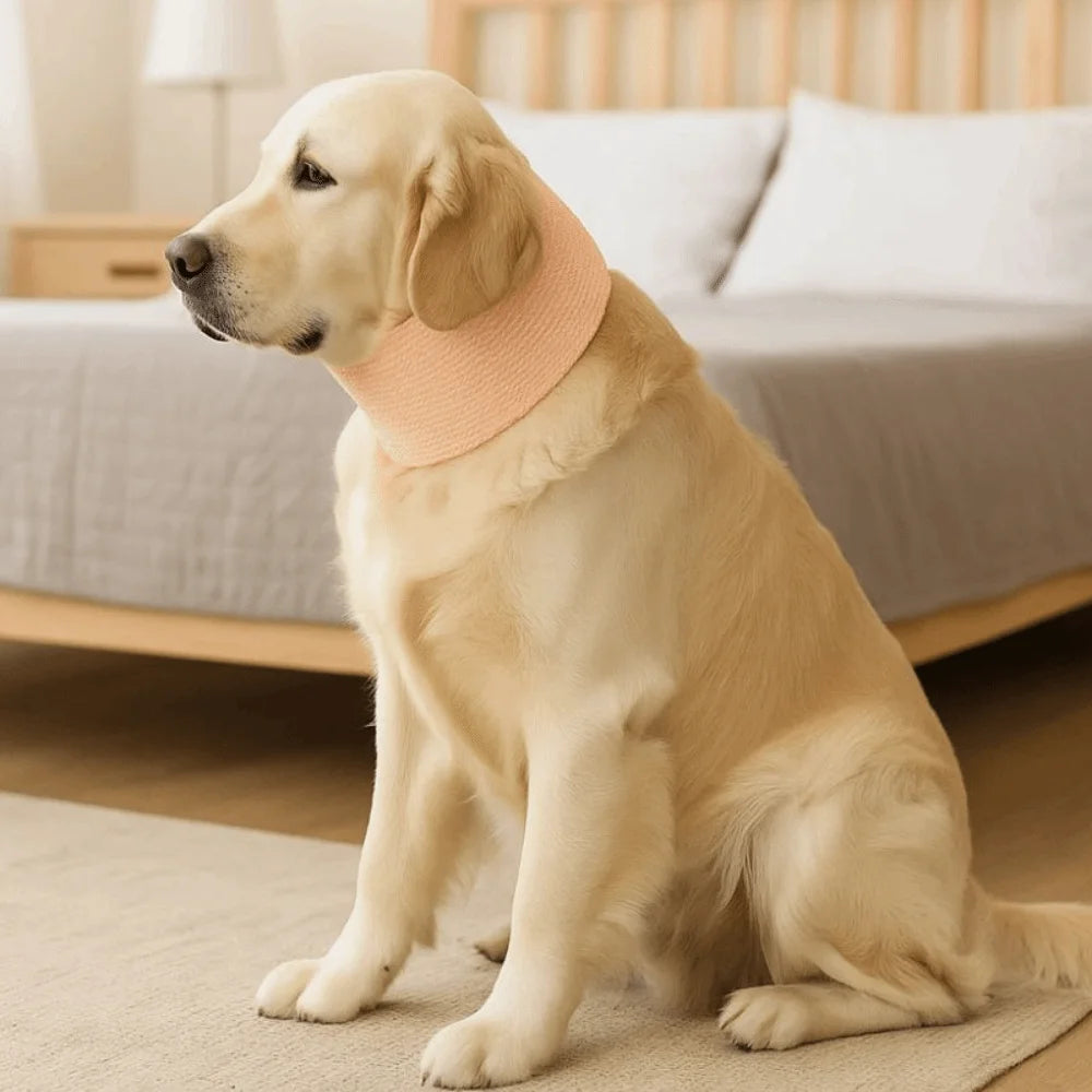 Mesh Cat Recovery Collar Adjustable Breathable Dog Neck Support Collar Soft Comfortable Pet Wound Recovery Collar Bath Cleaning