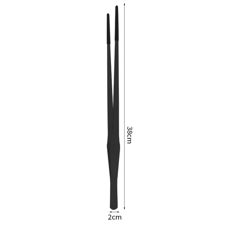 Stainless Steel Reptile Feeding Tongs With Rubber Tips Aquarium Aquarium Straight And Curved Tweezers Pet Feeding Accessories
