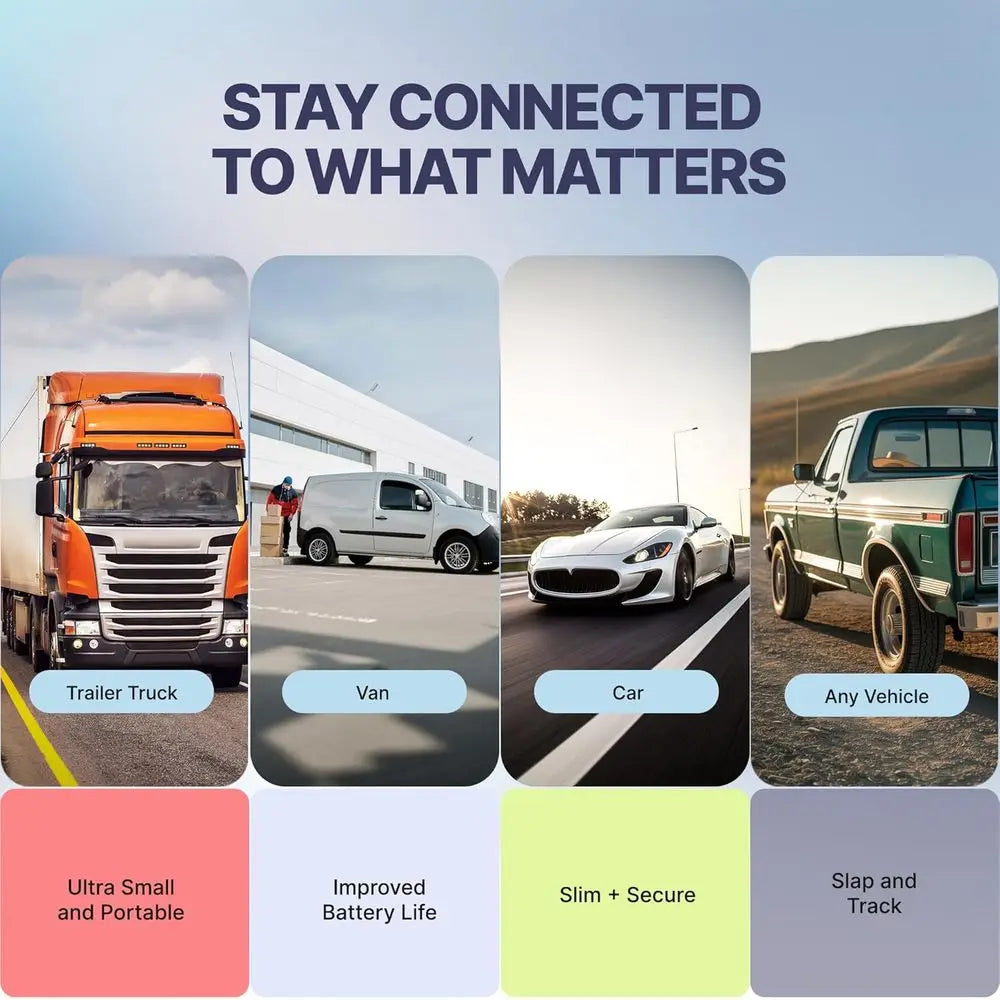 GL300 Vehicle GPS Tracker with Magnetic Case - Covert Fleet Monitoring & Anti-Theft Tracking