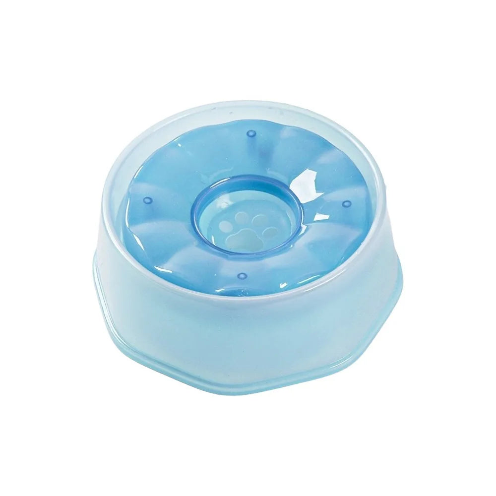 Plastic Anti-Splash Floating Dog Water Bowl (Large Capacity, Spill-Proof)