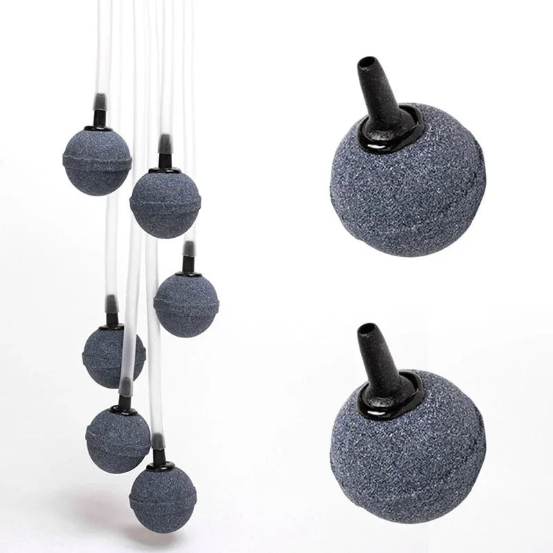 Aquarium Air Stones (2–5cm, Multi-Pack, Oxygen Aerator for Fish Tanks & Hydroponics)