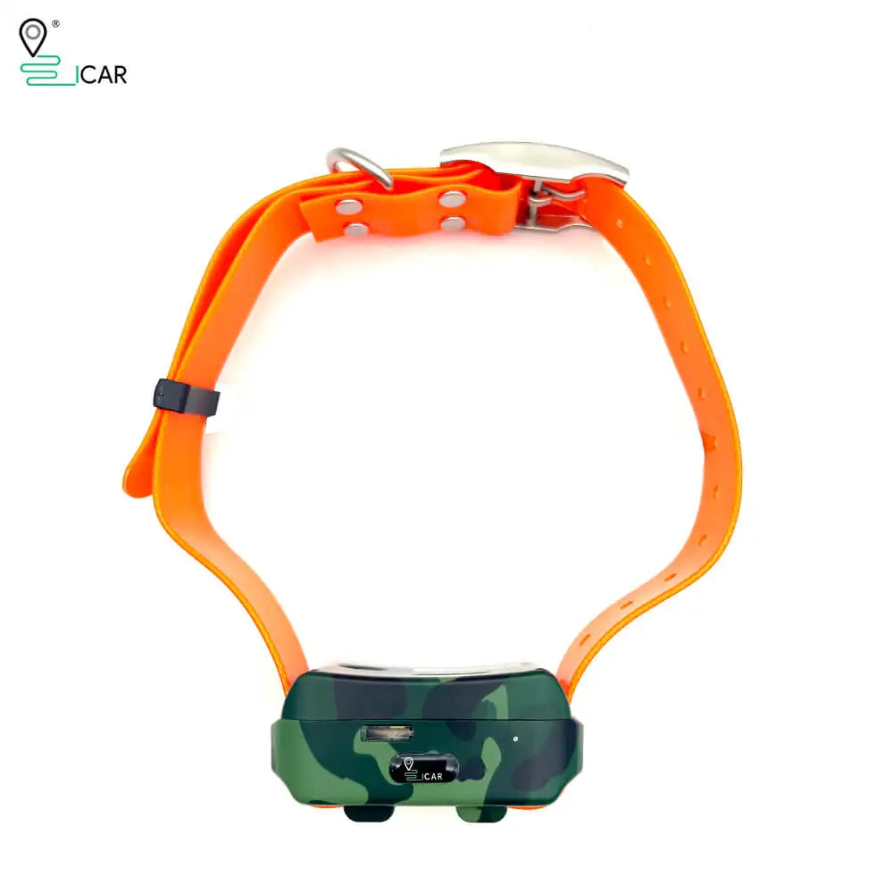 ICAR IK122M 4G IP68 Waterproof GPS Hunting Dog Collar Tracker - 2,000mAh Real-Time Locator