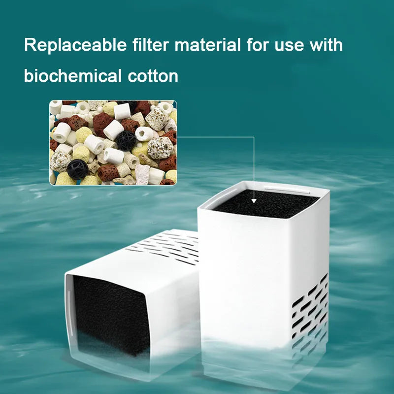 3-in-1 Silent Submersible Aquarium Filter Pump (220V, Aerator, Wave Maker, Water Changer)