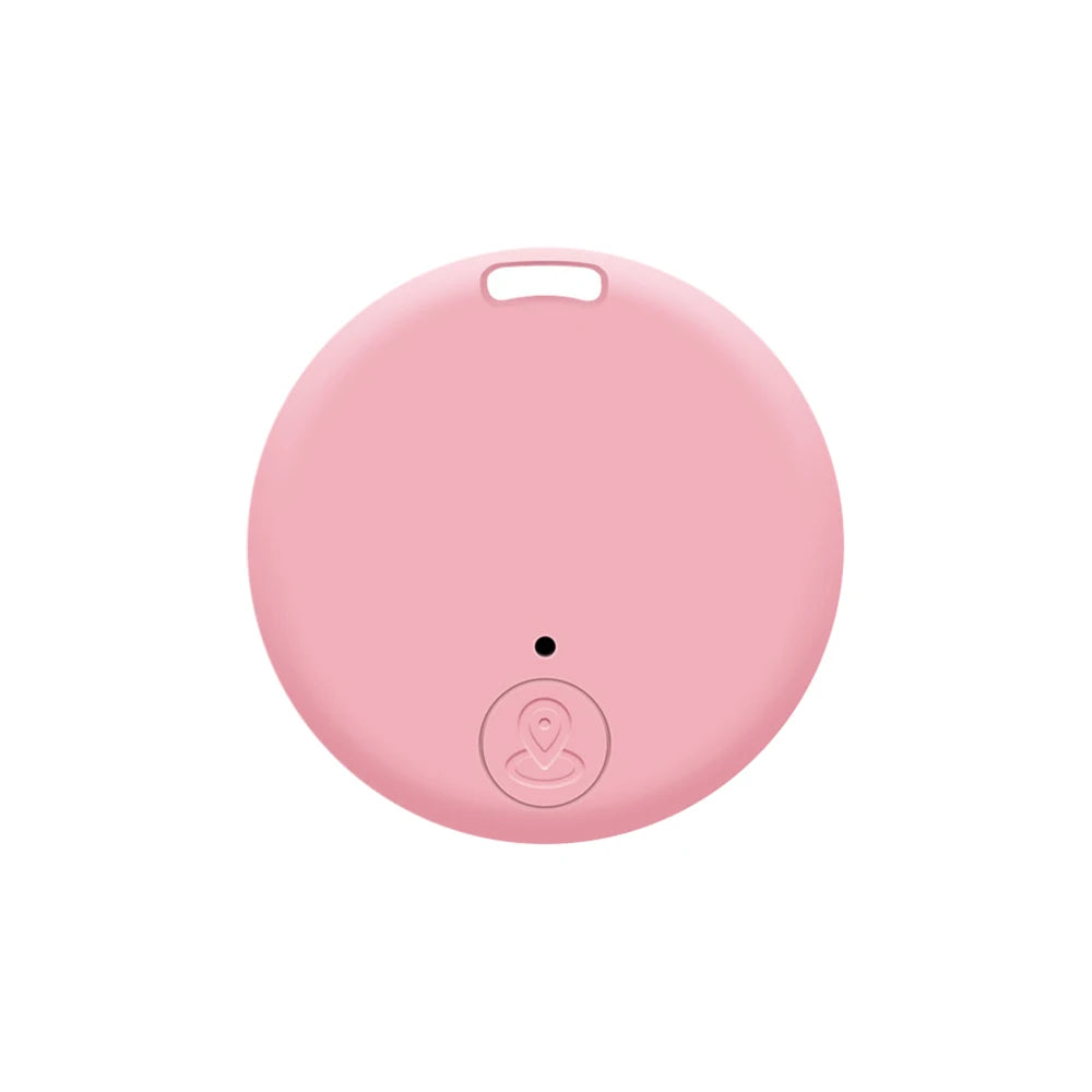 Round Mini Bluetooth Anti-Loss Tracker for Dogs, Cats, Kids & Keys - Smart Finder Accessory