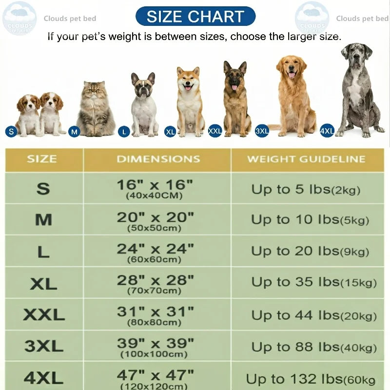 Calming Pet Bed with Extra-Soft Filling (9 Colors)