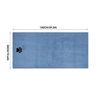 35*75cm/50*100cm Microfiber Pet Bath Towel Embroidered Super Soft Absorbent Cat for Dogs Grooming Supplies