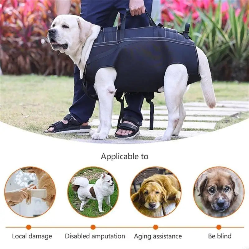 Senior Dog Carry Slings for Leg Support Adjusting Dog Lift Harness for Long Trip