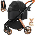All-Terrain Pet Travel, Gray, Aluminum and Carbon Steel Frame, Adjustable Handle, Sun Shades and Shock Absorbers