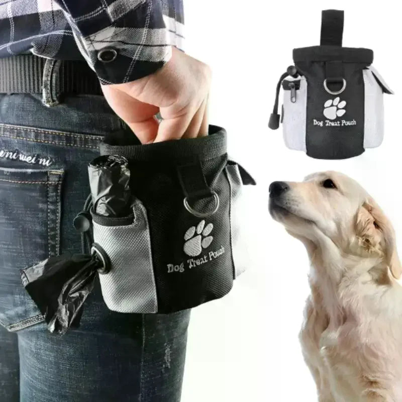 Dog Fanny Pack Outdoor Training Bag With Waste Bag Compartment Treat Holder Ideal For Dog Owners Travel And Hiking