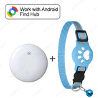 Multi-Purpose Adjustable Pet & Vehicle GPS Tracker - Google Find My Compatible Collar, Card & Necklace Locator