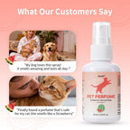 Watermelon Scent Pet Perfume Cologne Long Lasting Fragrance Deodorizing Freshening Spray for Dogs And Cats Home Pet Care