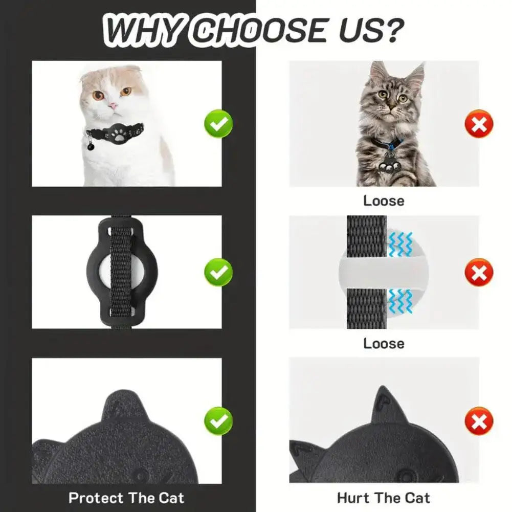 2-in-1 Dual-Type Smart GPS Pet Tracker Bundle - iOS Compatible Collar for Cats, Kittens & Dogs