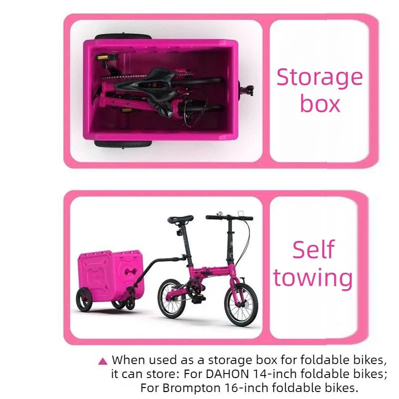 Cat Dog Strollers Suitable for Brompton Bicycle Trailer Modified Parts Carts Carries Pet Bicycle Trailer Cycling Travel Outdoor