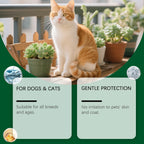 Dog Cat Flea Tick Repellent Spray Fur Protection Pet Parasite Control Solution Pets Soothing Care Natural Pets Insect Anti Spray