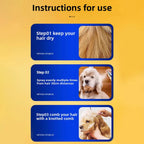 PetClear 80ml Pet Hair Detangler Spray - Anti-Tangle Anti-Static, Mild Hypoallergenic Natural, Long-Lasting Softener